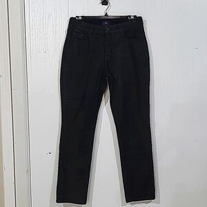 NYDJ Ami Black Skinny Jeans Size 8P